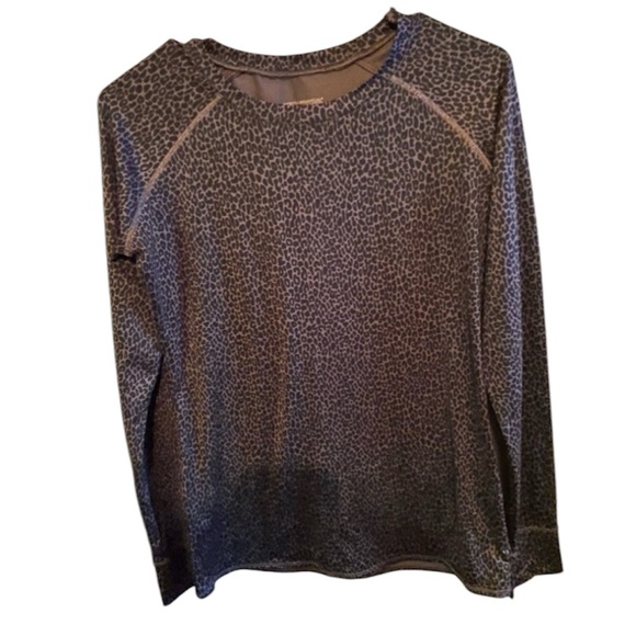 🖤🩶🖤Warm & Essentials by Cuddle Duds leopard print medium - Picture 1 of 4